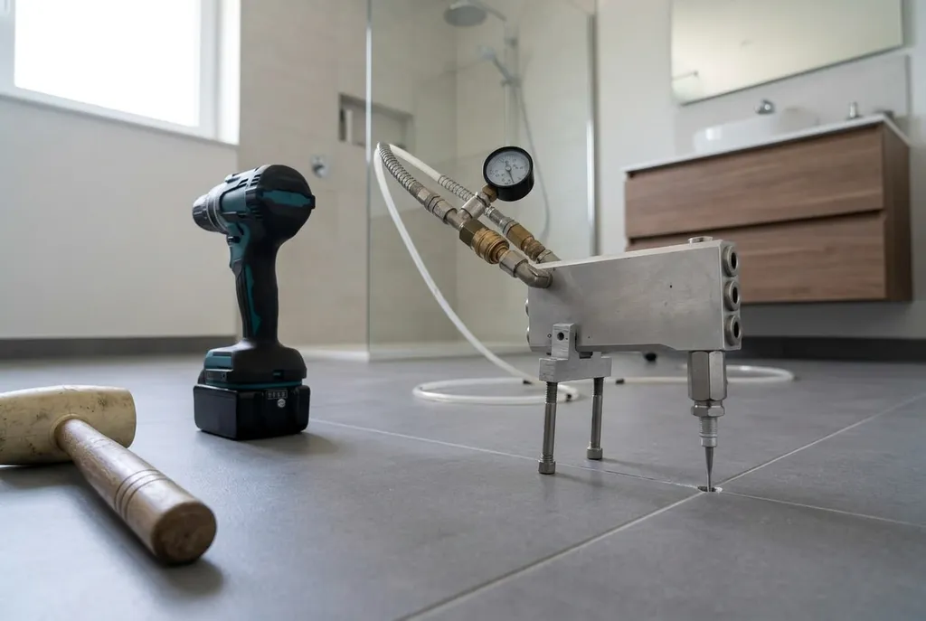 Kitbedrijf Brummen – holle tegels injecteren